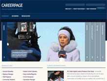 Tablet Screenshot of careerpage.org